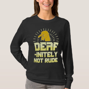 Camiseta Aparelho Auditivo Orgulho Surdo Língua de Sinais A