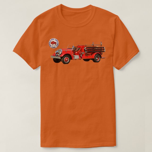 Camiseta Aparelho de combate a incêndios em Buffalo (Frente do Design)