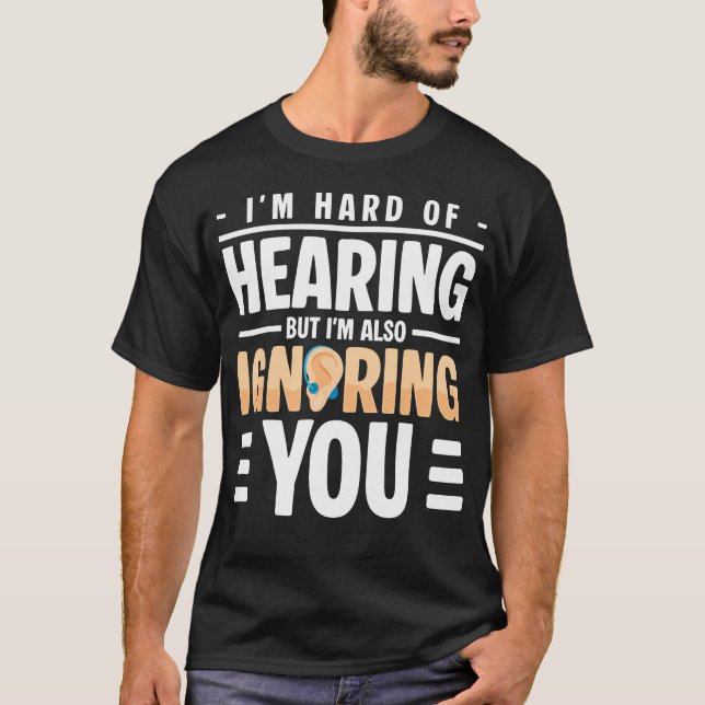 Camiseta Aparelhos Auditivos Para Dificuldade Auditiva (Frente)