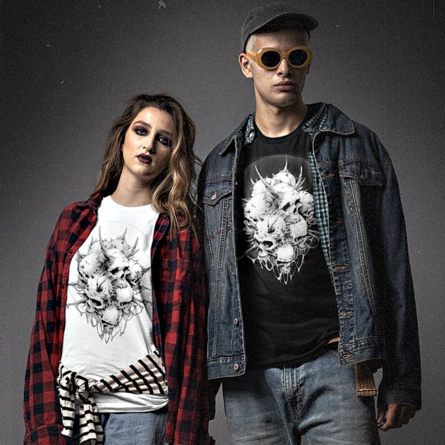 Camiseta Aparência de Demônios Fusidos Demônio Escuro (Criador carregado)