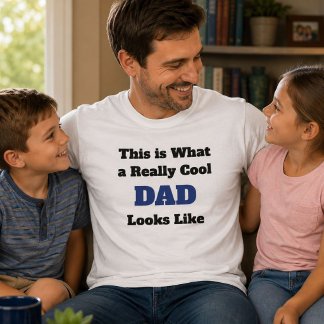 Camiseta Aparência de Pai Muito Legal Personalizada