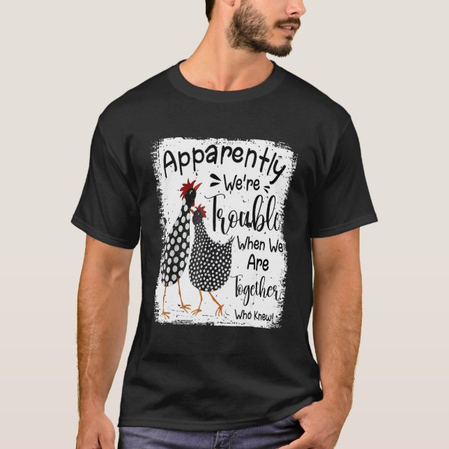 Camiseta Aparentemente damos problemas quando estamos junto (Frente)
