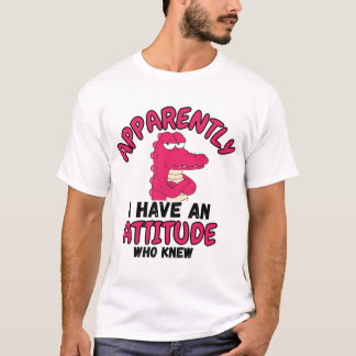 Camiseta “Aparentemente Eu Tenho uma Atitude Quem Sabe” Car