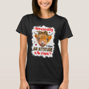 Camiseta Aparentemente Eu Tenho Uma Atitude Quem Sabe Desco