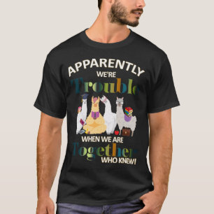 Camiseta Aparentemente somos problemas quando estamos junto
