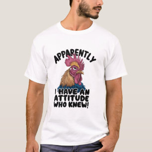 Camiseta Aparentemente Tenho Um Problema De Atitude