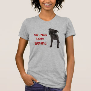 Camiseta APARN nenhum Pug deixado atrás do T americano do