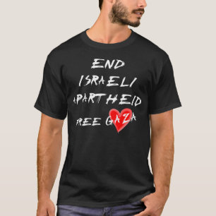 Camiseta Apartheid do israelita da extremidade