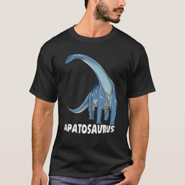 Camiseta Apatossauro Dinossauro Design (Frente)