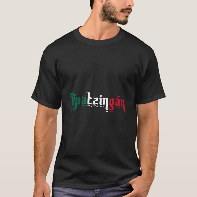 Camiseta ApatzingãN Michoacã¡N Con Bandera De Mã©Xico (Frente)