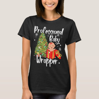 Camiseta APDL Professional Baby Wrapper Engraçado NIC Natal