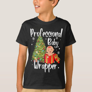 Camiseta APDL Professional Baby Wrapper Engraçado NIC Natal