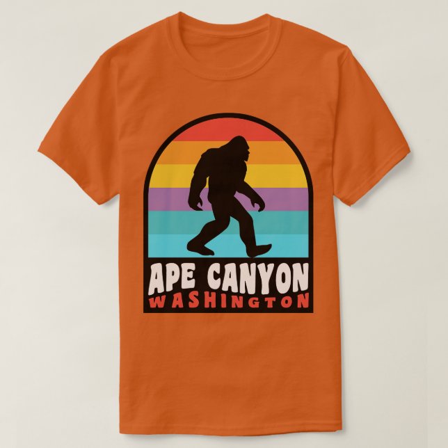 Camiseta Ape Canyon Washington Monte Ruas Helens (Frente do Design)