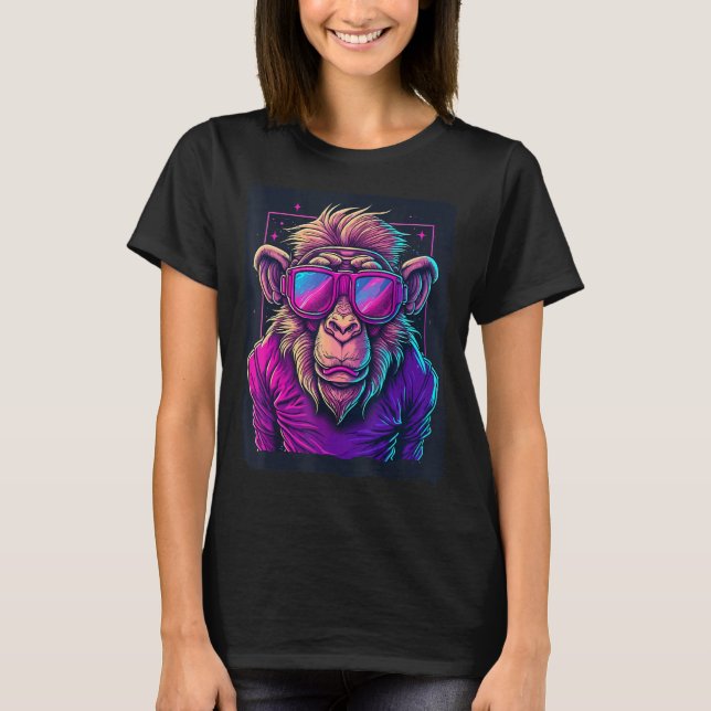 Camiseta Ape com óculos de sol (Frente)