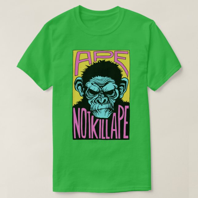Camiseta Ape Não Matar Ape (Frente do Design)