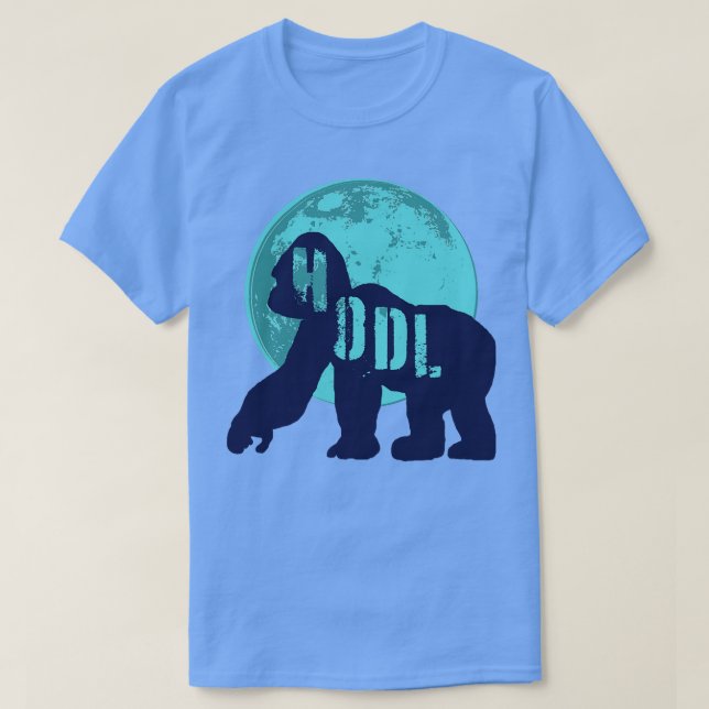 Camiseta Ape Nation HODLE Moon (Frente do Design)