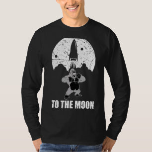 Camiseta Ape Para O Foguete De Moon Crypto Coin Crypto Nft