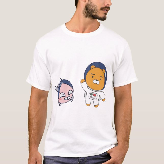 Camiseta Apeach e Ryan no Espaço (Frente)