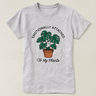 Camiseta Apegado Emocionalmente às Minhas Plantas Fantasma