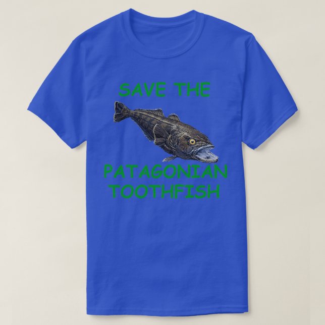 Camiseta Apelação de Peixe-Tuta Patagónica (Frente do Design)