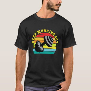 Camiseta Apelida de malhação de exercício de exercício de e