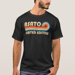 Camiseta Apelido ASATO Retro Vintage 80s 90s Aniversário Re