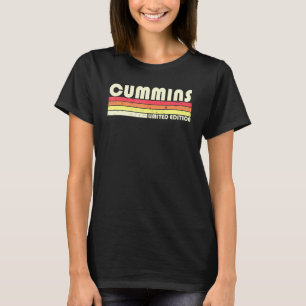 Camiseta Apelido Cummins Retro Vintage 80s 90s Aniversário 