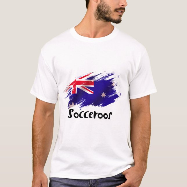 Camiseta apelido da equipe nacional da Austrália (Frente)