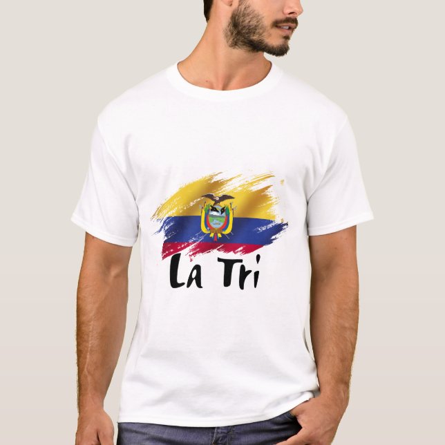 Camiseta apelido da equipe nacional do Equador (Frente)