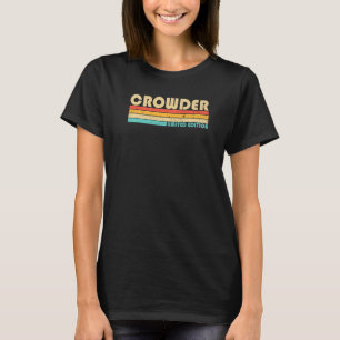 Camiseta Apelido de Crowder Retro Vintage 80s 90s Aniversár