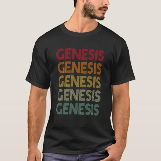 Camiseta Apelido de Humor com Nome Retroativo Genesis (Frente)