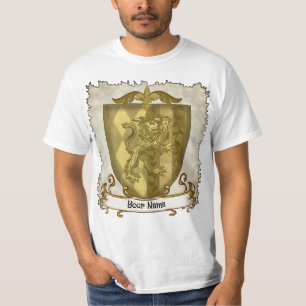 Camiseta Apelido de repouso da família Lion Shield