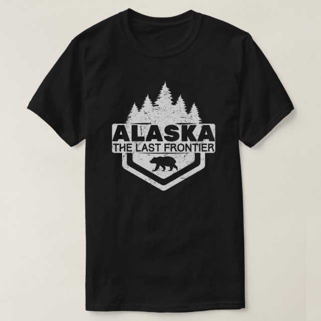 Camiseta Apelido do Alasca "A Última Fronteira" (Frente do Design)