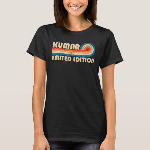 Camiseta Apelido do KUMAR Retro Vintage 80s 90s Aniversário