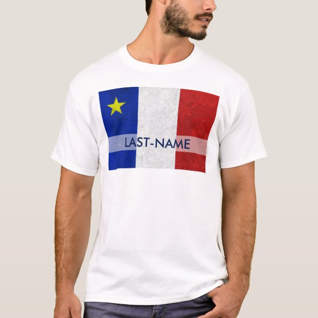 Camiseta Apelido do Sinalizador Acadiano Personalização do  (Frente)