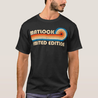 Camiseta Apelido MATLOCK Apelido Retro Vintage s Aniversári