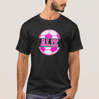 Camiseta Apelido Meninas Futebol Jogam Futebol Fan Ba