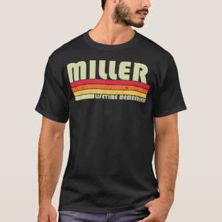 Camiseta Apelido MILLER Funny Retro Vintage 80s 90s Birthda
