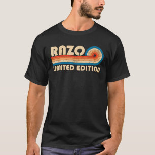 Camiseta Apelido RAZO Retro Vintage 80s 90s Aniversário Reu