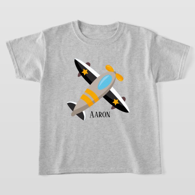 Camiseta Apelidos legal para aviões de criança (Postura )