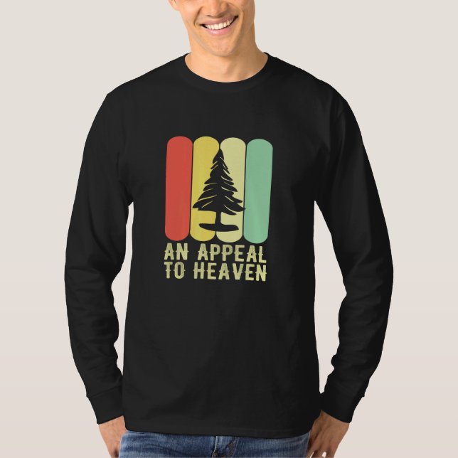 Camiseta Apelo Ao Pinheiro Da Revolução Norte-Americana Tre (Frente)