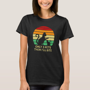 Camiseta Apenas 3 Carinhos Senão Eu Mordo Gato Ditos Gati