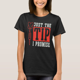 Camiseta Apenas A Dica Que Prometo Adora Jogar Darts Bullse