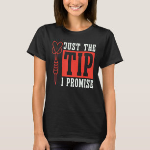 Camiseta Apenas A Dica Que Prometo Adora Jogar Darts Bullse