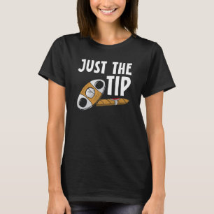 Camiseta Apenas a Ponta Charuto Fumando Tabaco Fumaça de Ci