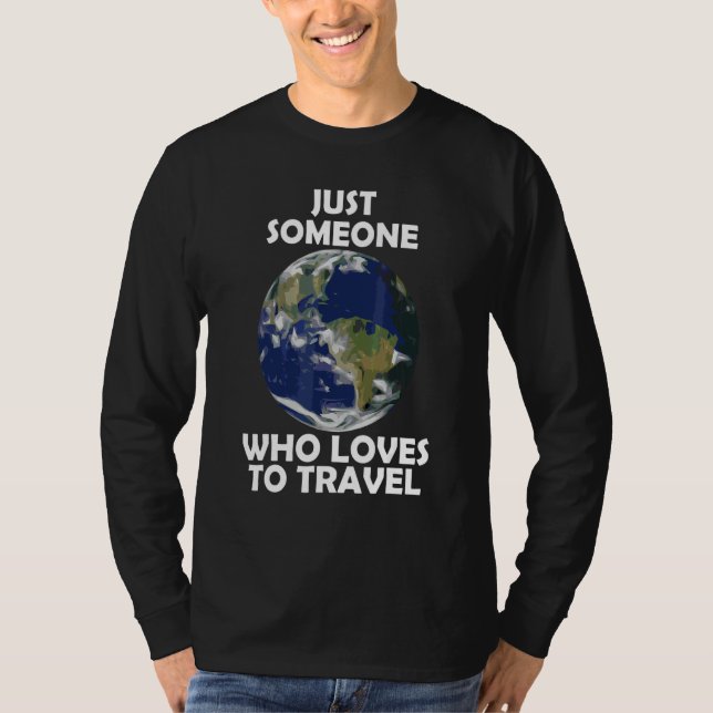 Camiseta Apenas alguém que ama viajar (Frente)