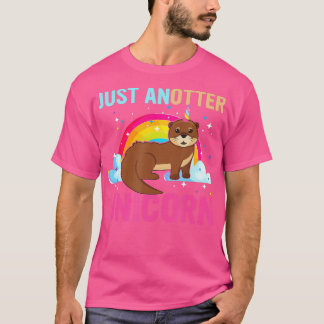 Camiseta Apenas Anotação Unicorn Otter e unicórnio engraçad