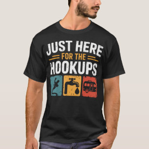 Camiseta Apenas Aqui Para As Conexões Caminhão De Camping D