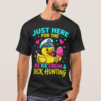 Camiseta Apenas Aqui Pelo Sorvete Grátis Divertido Cruzeiro