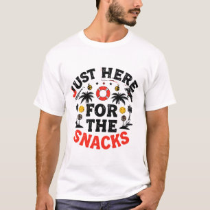 Camiseta Apenas Aqui pelos Lanches: O Único Compromisso Soc